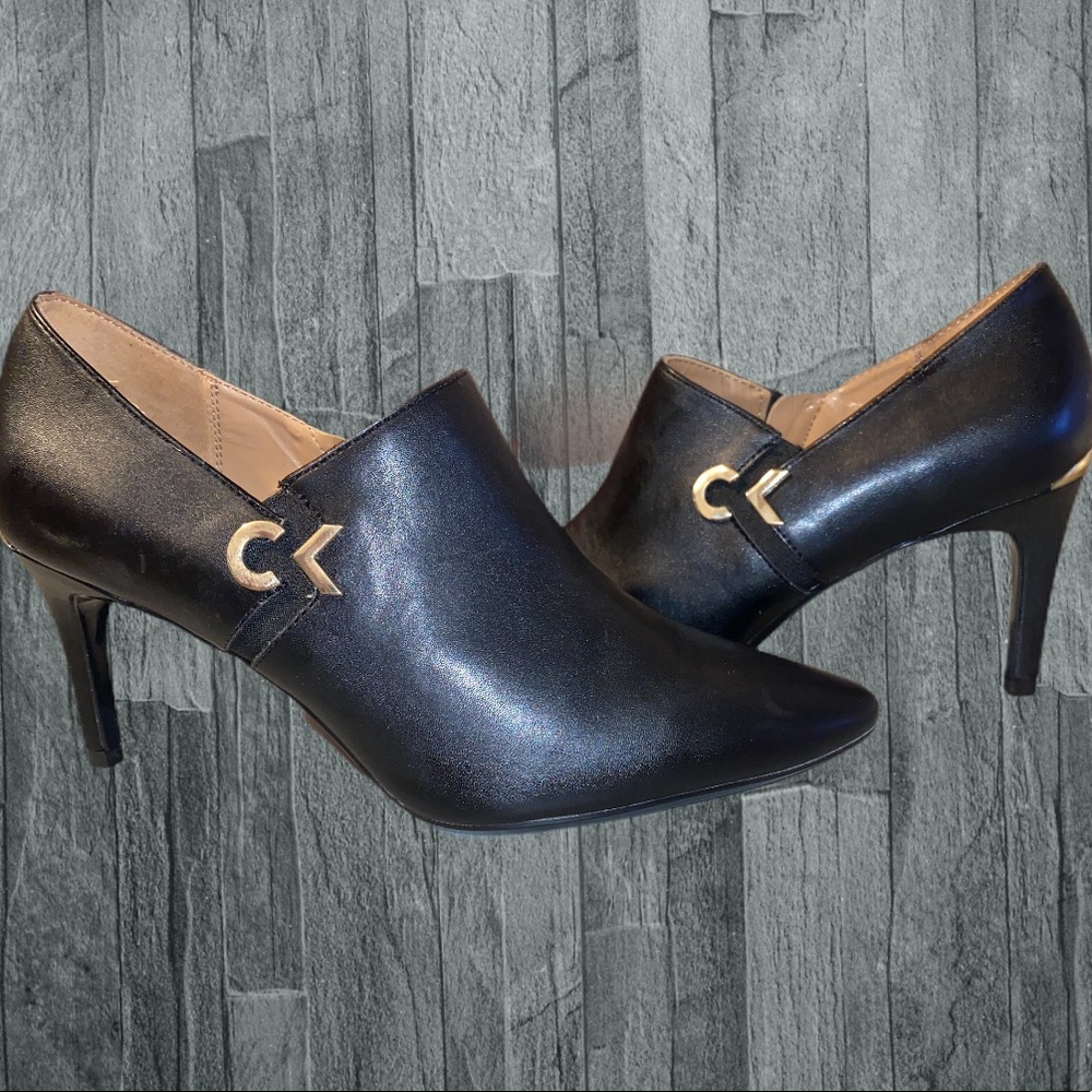 Calvin Klein Leather Bootie